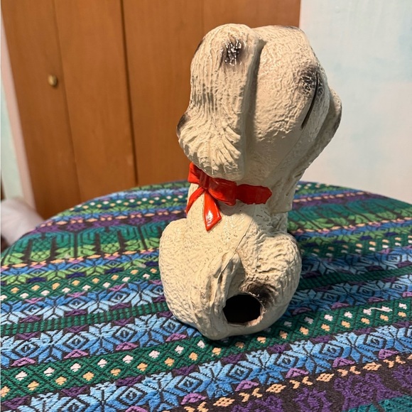 Vintage 1961 Chalkware Big Eye Dog Prize Silvestri Bros. - Picture 4 of 6